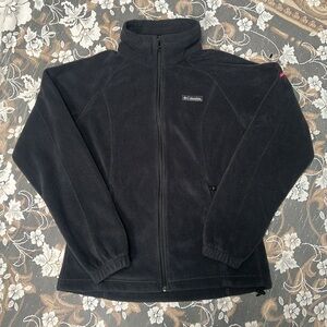 Women's Columbia Benton Springs Fullzip Fleece Jacket Pink Ribbon Breast Cancer🩷